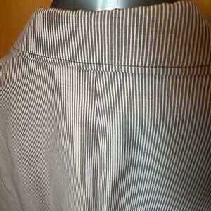 Brooks Brothers Black and White Striped Blazer